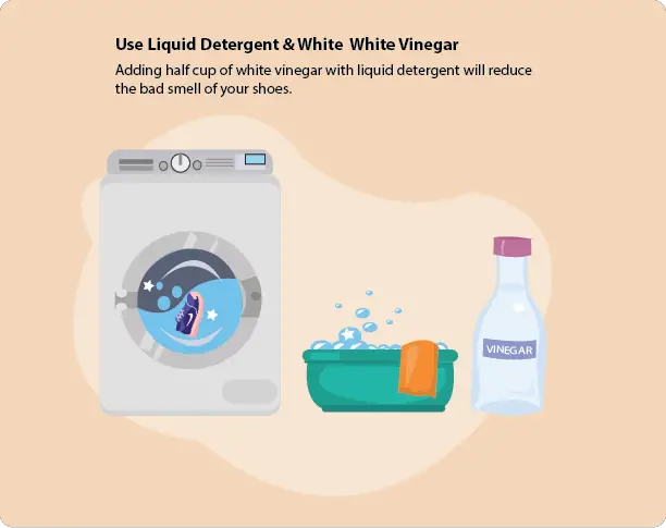 white vinegar for cleaning shoes
