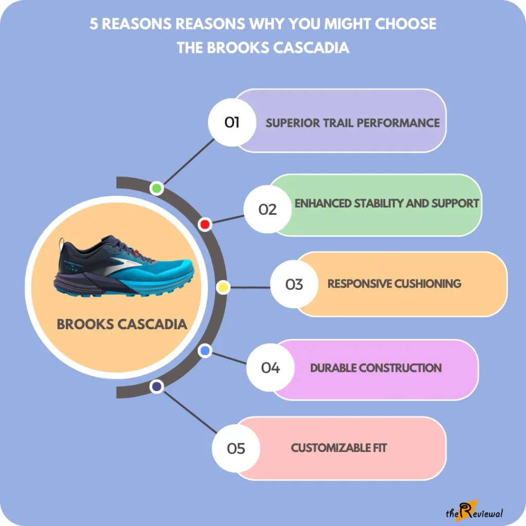 Reasons to choose  brooks cascadia 16