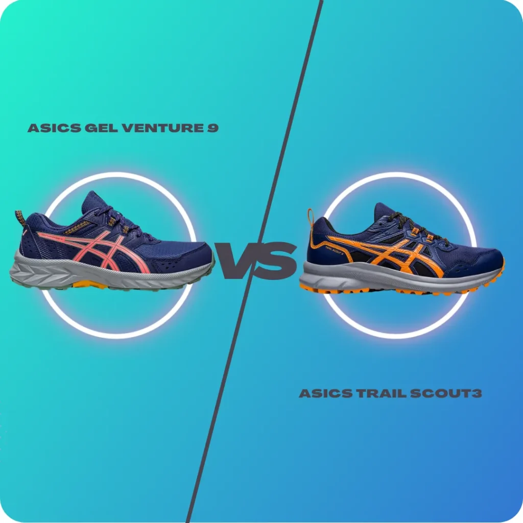 Asics Venture 9 vs Asics Trail Scout 3