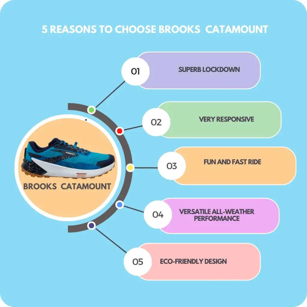 Reasons to choose brooks catamount