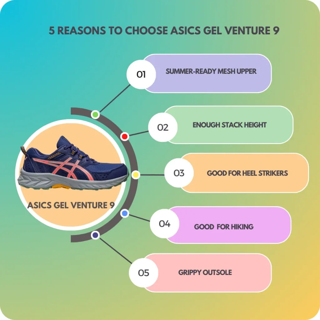 Why you choose asics Venture 9 shoe