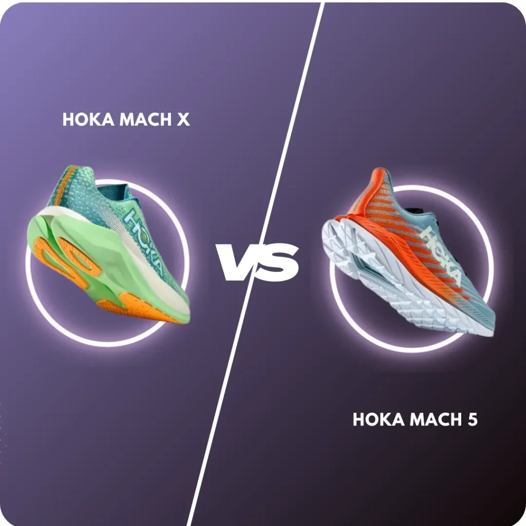Hoka Mach x vs Mach 5