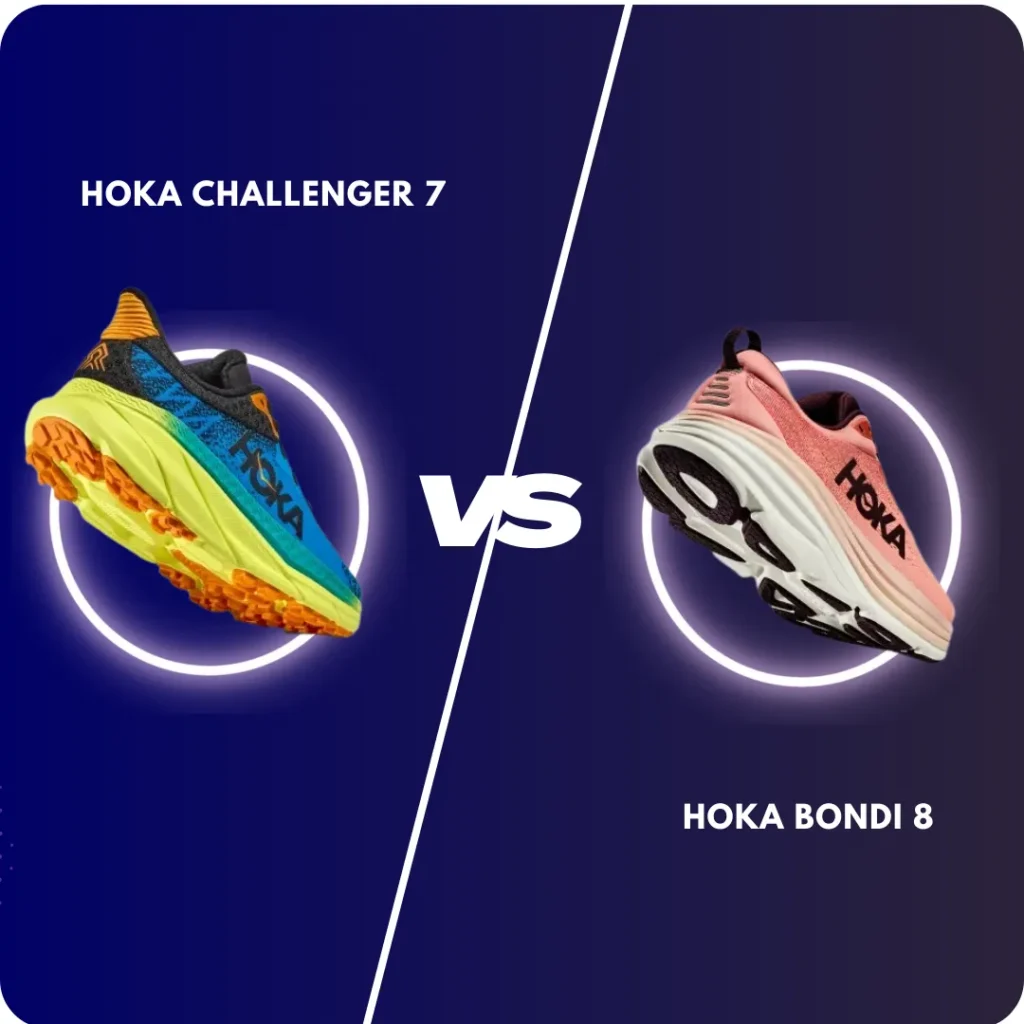 Hoka challenger 7 vs Bondi 8