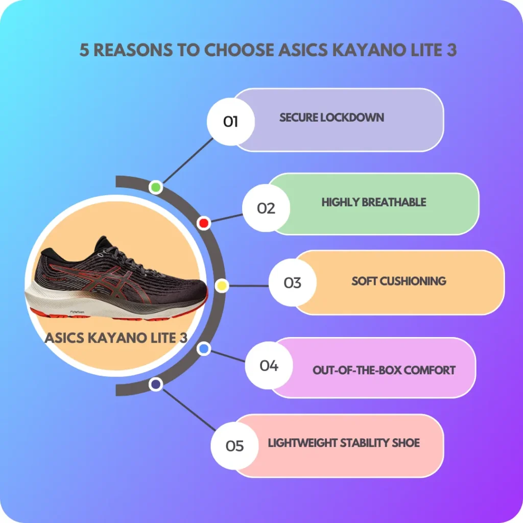 Reasons for choosing asics kayano lite 3