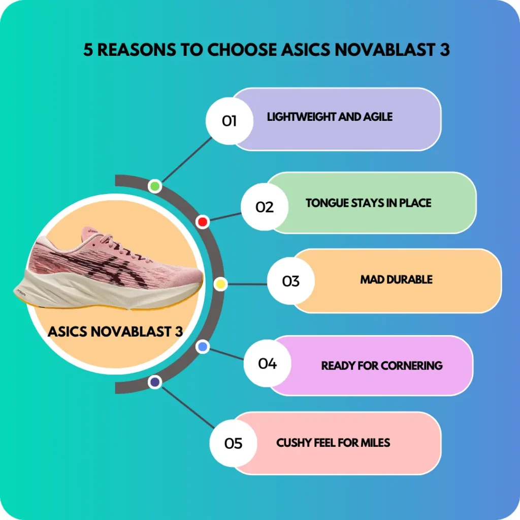 Reasons for why you choose the asics novablast 3