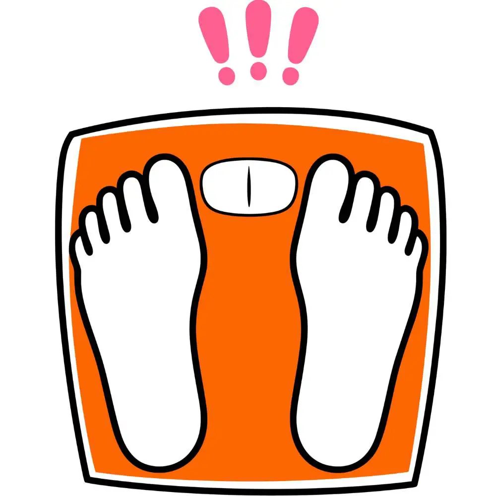 weight gain leading to shoe size changes